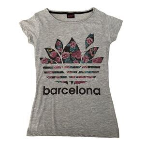 Originals ~ Grey Barcelona Short Sleeved Tee ~ size Small